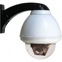 Outdoor dome,  ptz IP camera system, wall mount. 36x zoom Day & night camera
