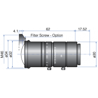 1/2-inch Format 3 CCD Megapixel Lens
