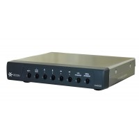 REAL-TIME COLOR QUAD SPLITTER; displays four cameras on one monitor