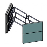 Swing Out Door Mount for Video Wall Monitors